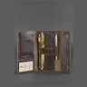 Темно-коричневый клатч-органайзер из натуральной кожи винтажного стиля BlankNote (12914) - 5