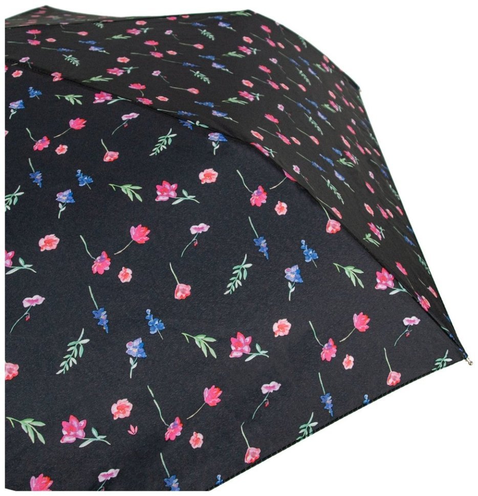 Женский складной зонт Fulton Superslim-2 L553 Bursting Buds (механика, черный с цветочным принтом) 94083 фото №10 Женский складной зонт Fulton Superslim-2 L553 Bursting Buds (механика, черный с цветочным принтом) 94083 modnotak фото №10