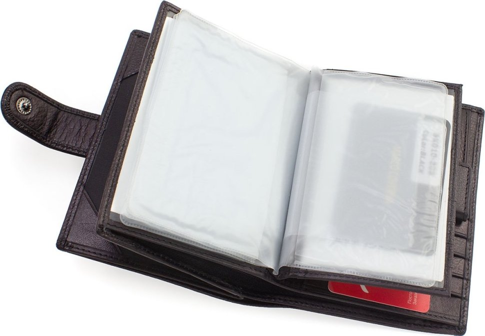 Мужское портмоне с обложкой для паспорта и документов Marco Coverna (18400)