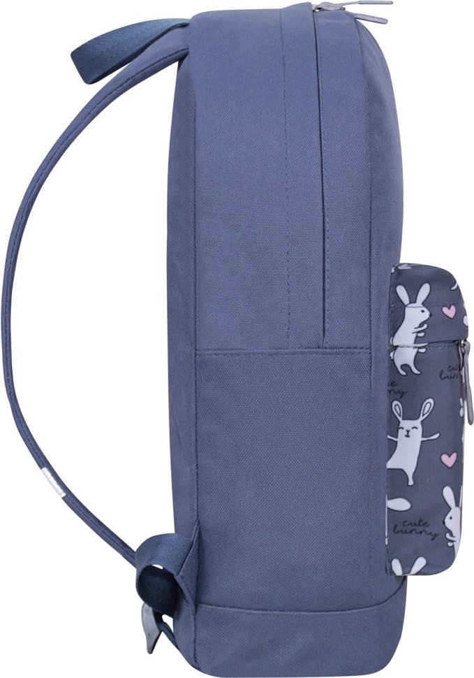 Модный серый рюкзак из текстиля с принтом Bagland (55583)