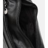 Недорога жіноча сумка із зернистої шкіри в чорному кольорі з блискавковою застібкою Keizer (21279) - 6