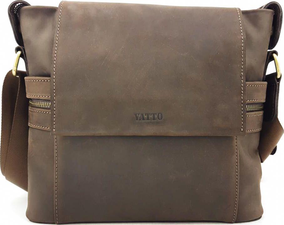 Чоловіча сумка месенджер коричневого кольору VATTO (11725)