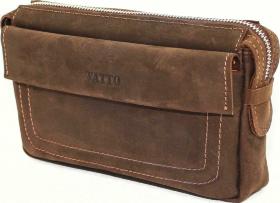 Вместительный винтажный мужской клатч из натуральной кожи VATTO (12024)