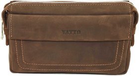 Вместительный винтажный мужской клатч из натуральной кожи VATTO (12024)