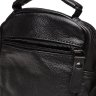 Мужская маленькая сумка-барсетка черного цвета из натуральной кожи Keizer (21400) - 4