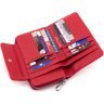 Червоний жіночий гаманець середнього розміру з натуральної шкіри ST Leather 1767383 - 9
