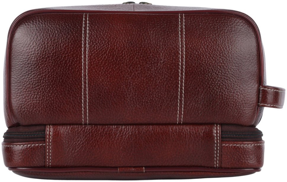 Кожаный несессер коричневого цвета с кистевым ремнем Hammonds Flycatcher TC4003 Brown 107983 modnotak фото №2