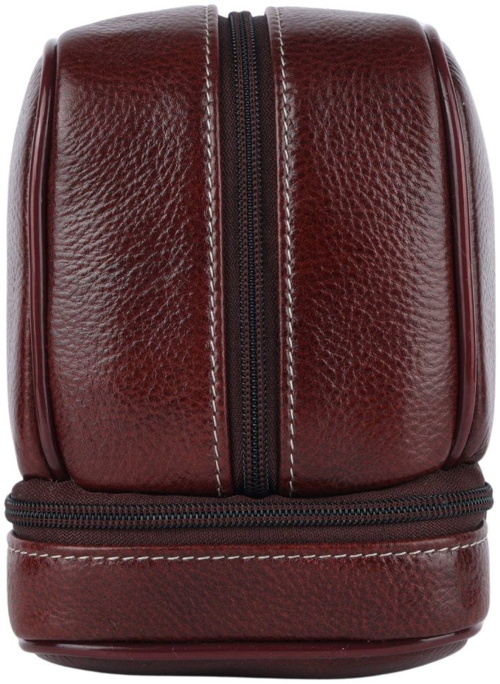 Кожаный несессер коричневого цвета с кистевым ремнем Hammonds Flycatcher TC4003 Brown 107983 modnotak фото №9