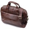 Деловой мужской портфель из натуральной кожи для ноутбука 15" Vintage 98183 коричневого цвета фото №1 Деловой мужской портфель из натуральной кожи для ноутбука 15" Vintage 98183 коричневого цвета modnotak фото - 1