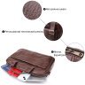 Деловой мужской портфель из натуральной кожи для ноутбука 15" Vintage 98183 коричневого цвета фото №4 Деловой мужской портфель из натуральной кожи для ноутбука 15" Vintage 98183 коричневого цвета modnotak фото - 4