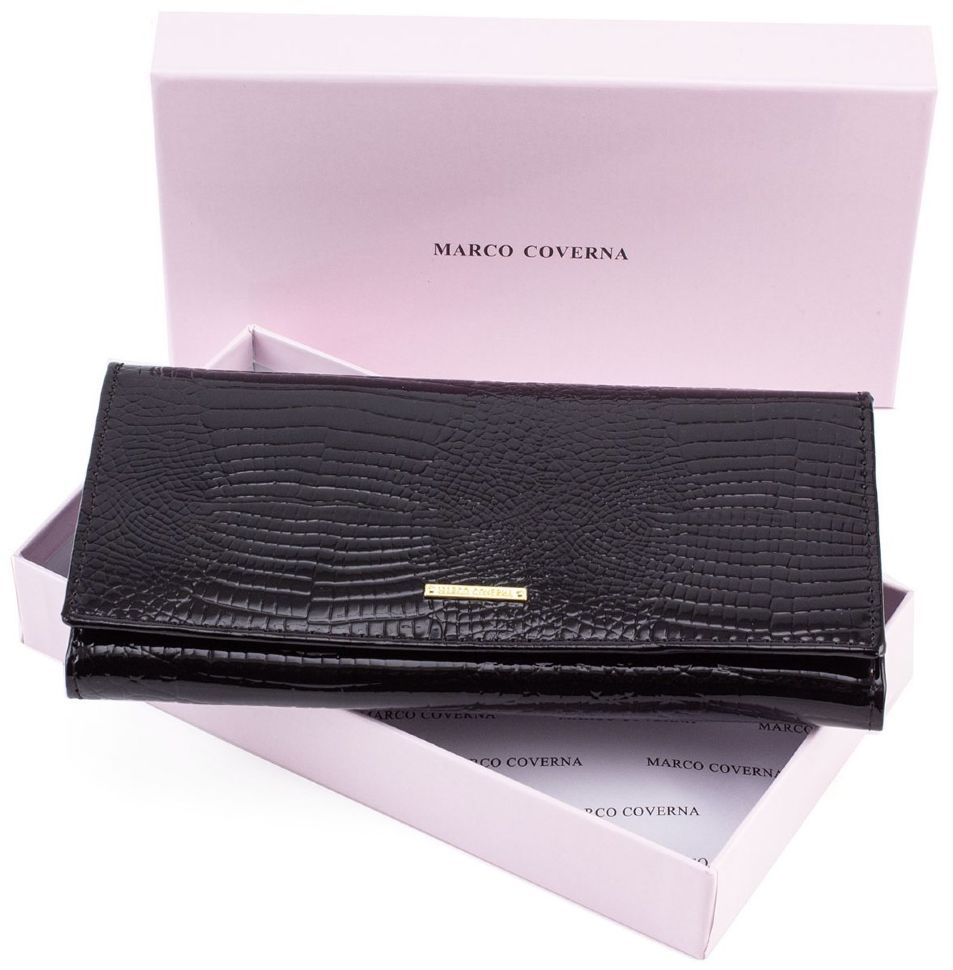 Женский лаковый кошелек на магните Marco Coverna (16638) фото №9 Женский лаковый кошелек на магните Marco Coverna (16638) modnotak фото №9