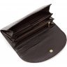 Великий жіночий гаманець з натуральної шкіри коричневого кольору під крокодила Tony Bellucci (12471) - 2