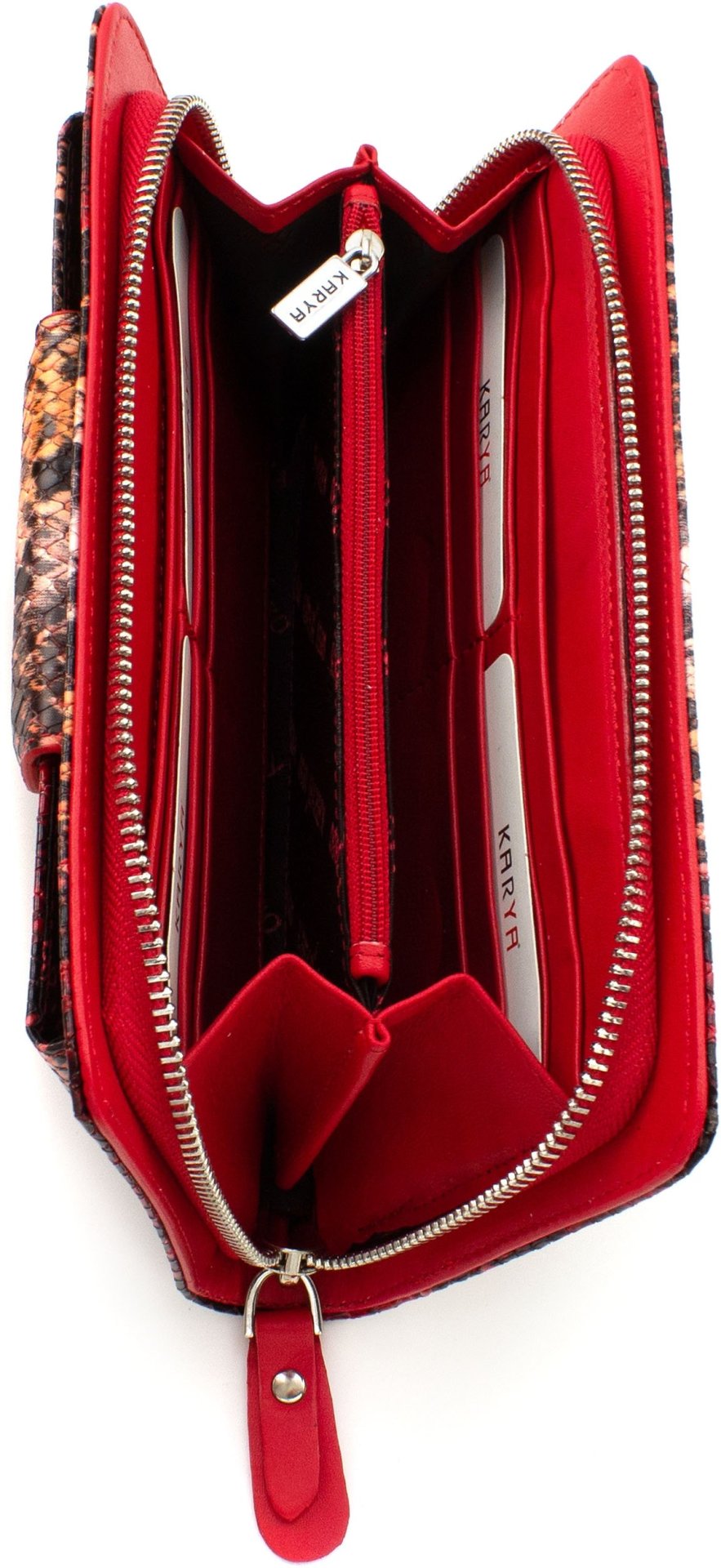 Эксклюзивный женский кошелек-клатч из натуральной кожи на запястье KARYA (19607)