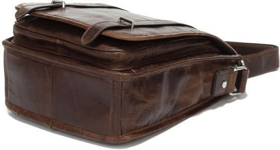 Шкіряна чоловіча сумка під планшет в стилі вінтаж VINTAGE STYLE (14093)