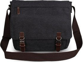 Мужская повседневная сумка мессенджер серого цвета VINTAGE STYLE (14587)