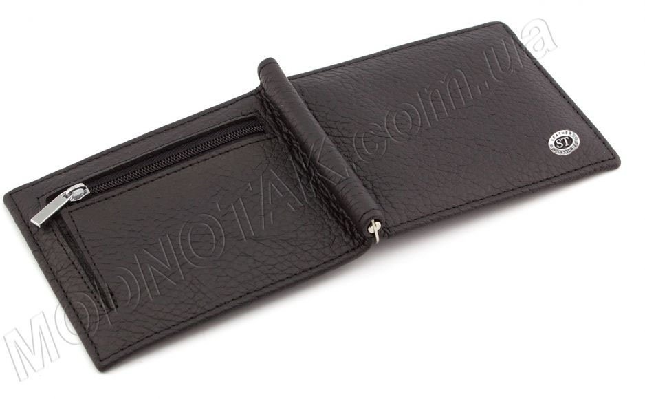 Шкіряний гаманець для банкнот і кредитних карток - ST Leather (18084)