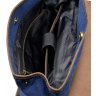 Синий большой рюкзак из текстиля с навесным клапаном на магнитах TARWA (19929) - 7