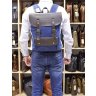 Синий большой рюкзак из текстиля с навесным клапаном на магнитах TARWA (19929) - 8