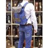 Синий большой рюкзак из текстиля с навесным клапаном на магнитах TARWA (19929) - 9