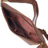 Мужская поясная сумка-бананка коричневого цвета из винтажной кожи Vintage (2421294)  - 4