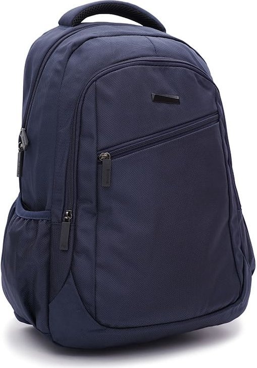 Синій чоловічий рюкзак з текстилю Aoking (22130)