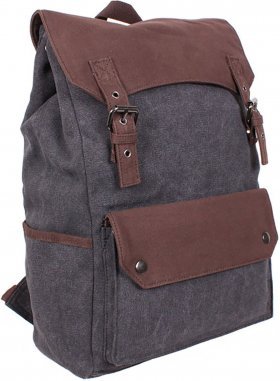 Универсальный рюкзак черного цвета из текстиля Bags Collection (11021)