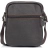 Маленькая коричневая мужская сумка-планшет через плечо Tiding Bag (15763) - 3