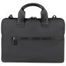 Городская сумка чехол для ноутбука черного цвета с плечевым ремнем Tucano Gommo Super Slim 103584 modnotak фото - 1