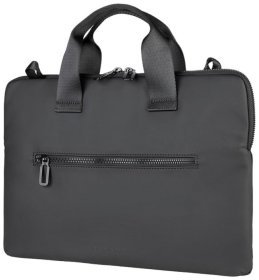 Городская сумка чехол для ноутбука черного цвета с плечевым ремнем Tucano Gommo Super Slim 103584