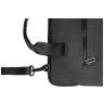 Городская сумка чехол для ноутбука черного цвета с плечевым ремнем Tucano Gommo Super Slim 103584 modnotak фото - 4