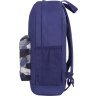Універсальний рюкзак синього кольору з текстилю з принтом Bagland (53984) - 3
