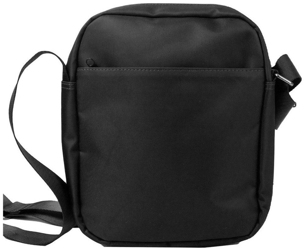 Повсякденна чоловіча сумка із якісного текстилю через плече JCB B33 чорного кольору 93984 modnotak фото №3