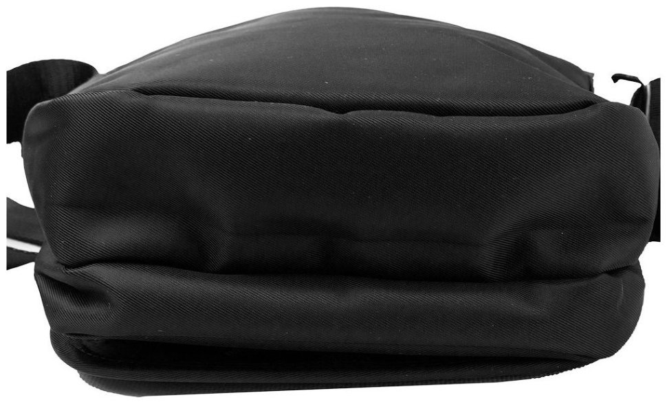 Повсякденна чоловіча сумка із якісного текстилю через плече JCB B33 чорного кольору 93984 modnotak фото №5