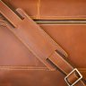Рыжая мужская сумка-мессенджер из матовой кожи с плечевым ремешком Vintage (20399)  - 8