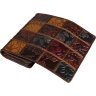 Жіночий коричневий гаманець з натуральної шкіри з візерунком Vintage (14349) - 6