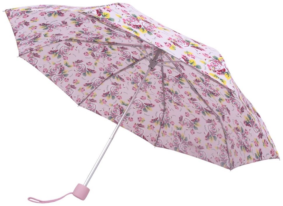 Зонт женский Fulton L354-041161 Minilite-2 Pink Floral (Розовый с принтом цветов, механика) 94284 modnotak фото №5