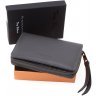 Темно-сірий гаманець вертикального типу з фактурної шкіри Tony Bellucci (10801) - 7