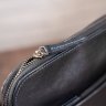 Черная стильная мужская сумка-планшет на плечо из винтажной кожи Shvigel (11177) - 9