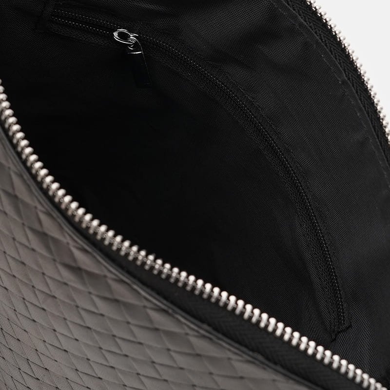 Мужская сумка-планшет из прочного кожзама с фактурой флетения Monsen 94684 чёрного цвета фото №5 Мужская сумка-планшет из прочного кожзама с фактурой флетения Monsen 94684 чёрного цвета modnotak фото №5