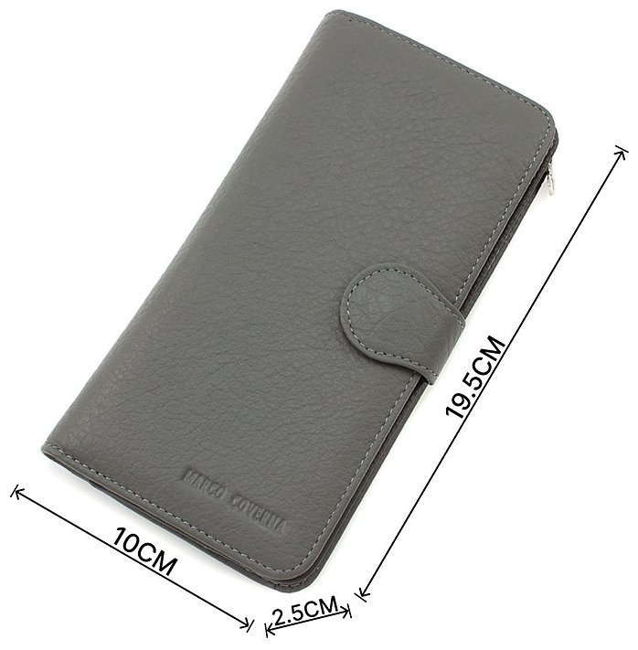 Удобный женский кошелек из кожи на кнопке Marco Coverna (17872) фото №3 Удобный женский кошелек из кожи на кнопке Marco Coverna (17872) modnotak фото №3