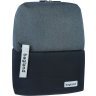 Черно-серый городской рюкзак из текстиля на змейке Bagland 55684 - 1