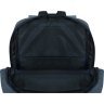 Черно-серый городской рюкзак из текстиля на змейке Bagland 55684 - 4