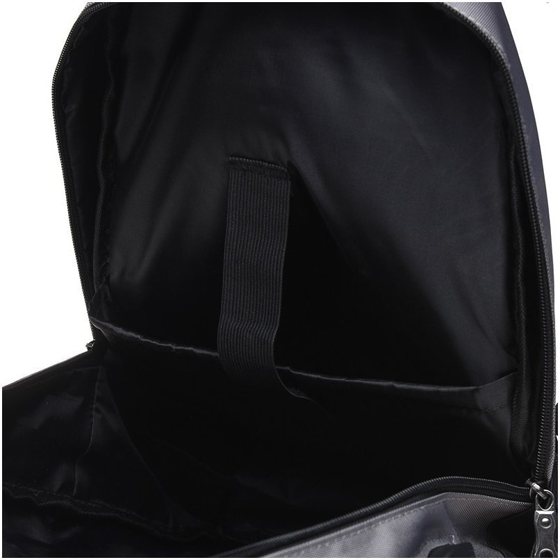 Повседневный мужской рюкзак из полиэстера в черно-сером цвете Jumahe 66084