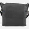 Удобная мужская сумка черного цвета через плечо VATTO (11726) - 4