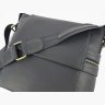 Удобная мужская сумка черного цвета через плечо VATTO (11726) - 8