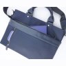Мужская деловая сумка синего цвета из кожи Флотар VATTO (11925) - 7