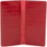 Вертикальный женский купюрник из натуральной кожи красного цвета ST Leather (16069) - 2