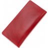 Вертикальный женский купюрник из натуральной кожи красного цвета ST Leather (16069) - 3