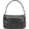 Вместительная горизонтальная женская сумка черного цвета из натуральной кожи с рисунком Borsa Leather (21291) - 3