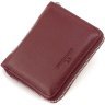 Женский кошелек из натуральной кожи бордового цвета на молнии ST Leather 1767284 - 3